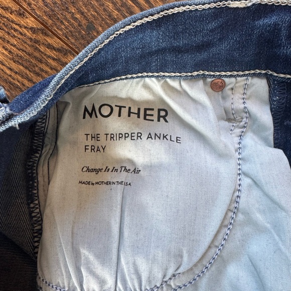 MOTHER Dark Blue Ankle Jeans - Picture 4 of 4
